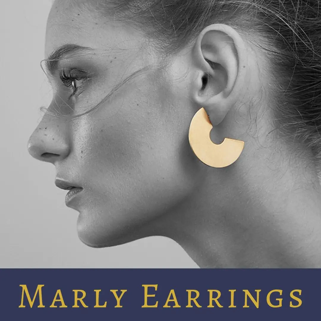 Geo-Gold Earrings